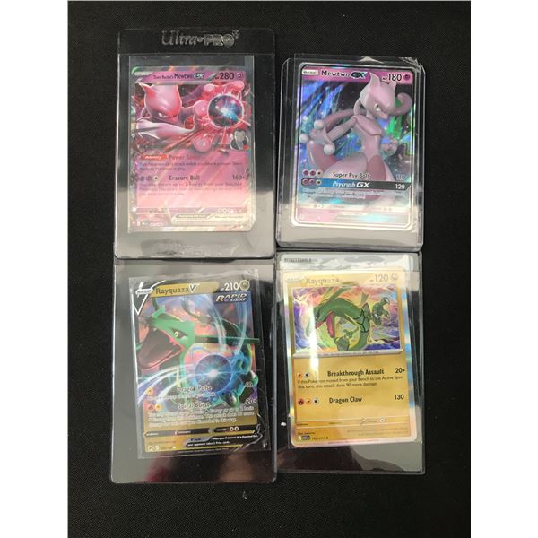 LOT OF 4 POKEMON TCG TRADING CARDS INCLUDING 2X MEWTWO EX CARDS