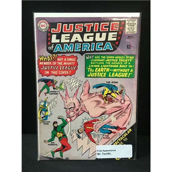 JUSTICE LEAGUE OF AMERICA #37 1ST MR. TERRIC - DC COMICS