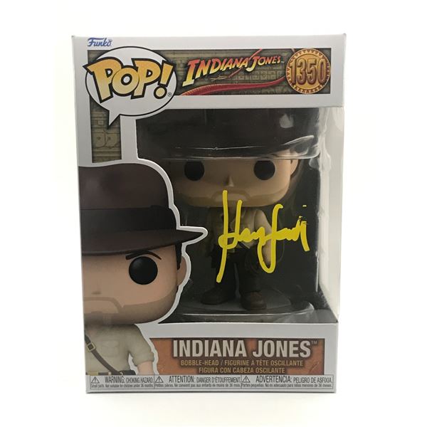 HARRISON FORD SIGNED INDIANA JONES FUNKO POP - KB COA