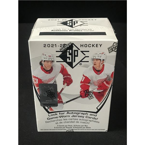 2021-22 UPPER DECK SP HOCKEY SEALED TRADING CARDS BOX