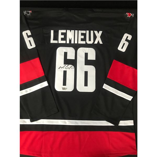 MARIO LEMIEUX SIGNED TEAM CANADA CUSTOM JERSEY - ACE COA