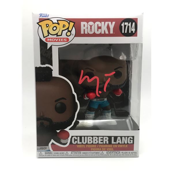 MR. T SIGNED CLUBBER LANG FUNKO POP - WWOC COA