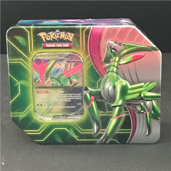 POKEMON TCG IRON LEAVES SEALED COLLECTORS TIN