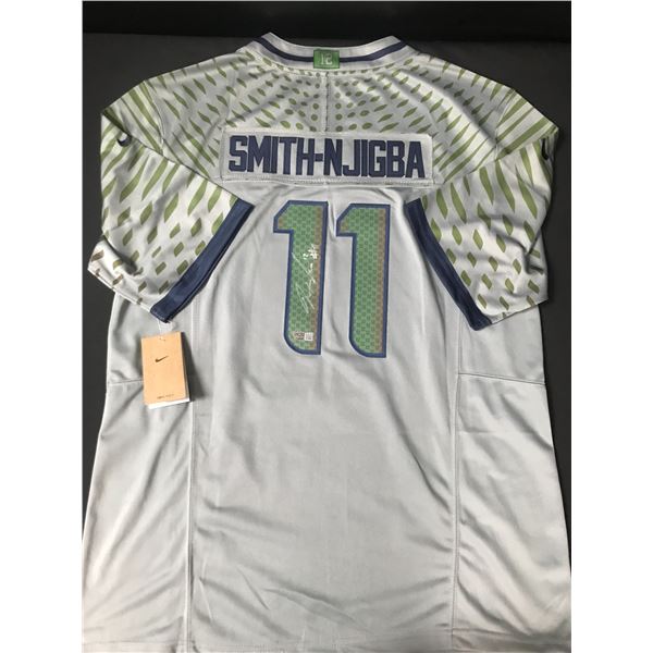 JAXON SMITH NJIGBA SIGNED SEATTLE SEAHAWKS CUSTOM JERSEY - ACE COA