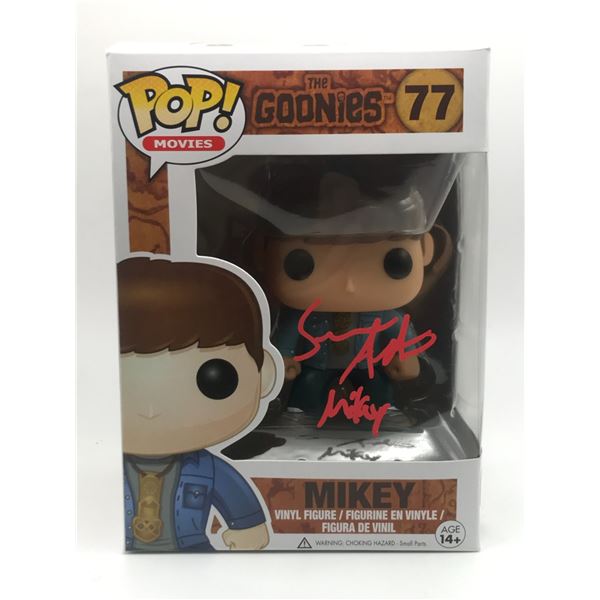 SEAN ASTIN SIGNED MIKEY GOONIES FUNKO POP - WWOC COA