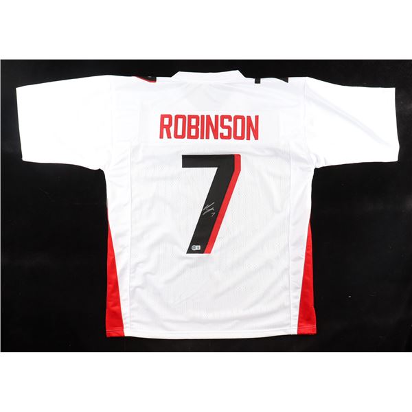 BIJAN ROBINSON SIGNED CUSTOM JERSEY - BECKETT COA