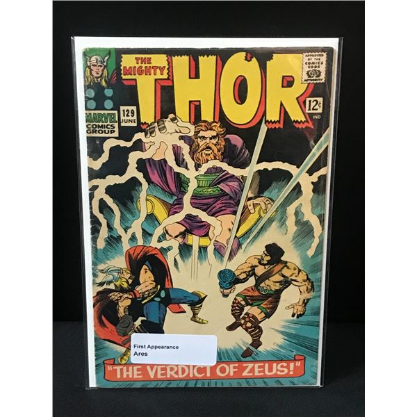 THE MIGHTY THOR #129 1ST ARES - MARVEL COMICS