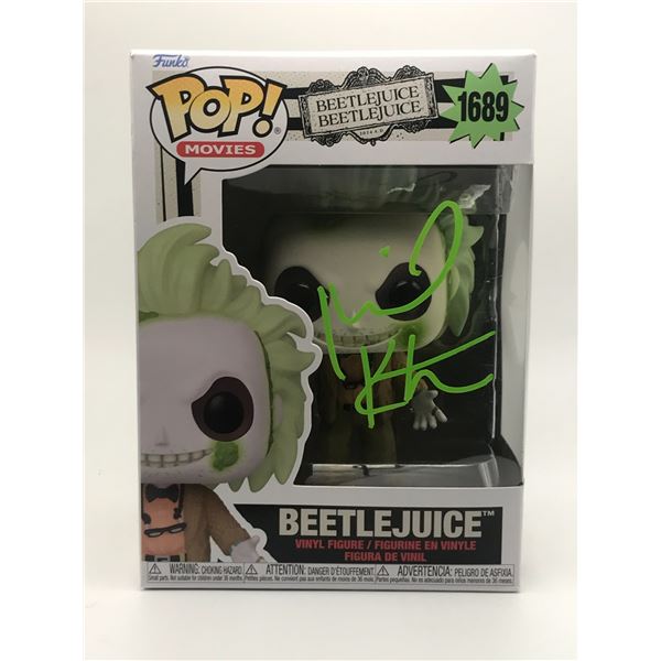 MICHAEL KEATON SIGNED BEETLEJUICE FUNKO POP - KB COA