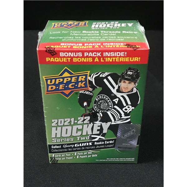 2021-22 UPPER DECK HOCKEY SERIES TWO SEALED TRADING CARDS BOX