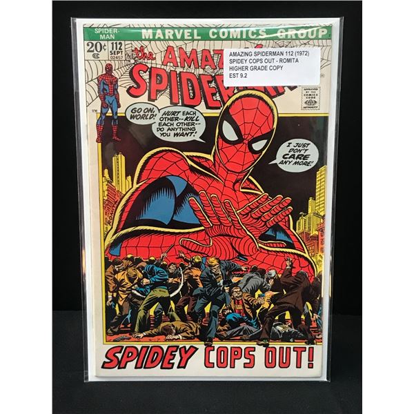 AMAZING SPIDERMAN #112 (1972) - MARVEL COMICS