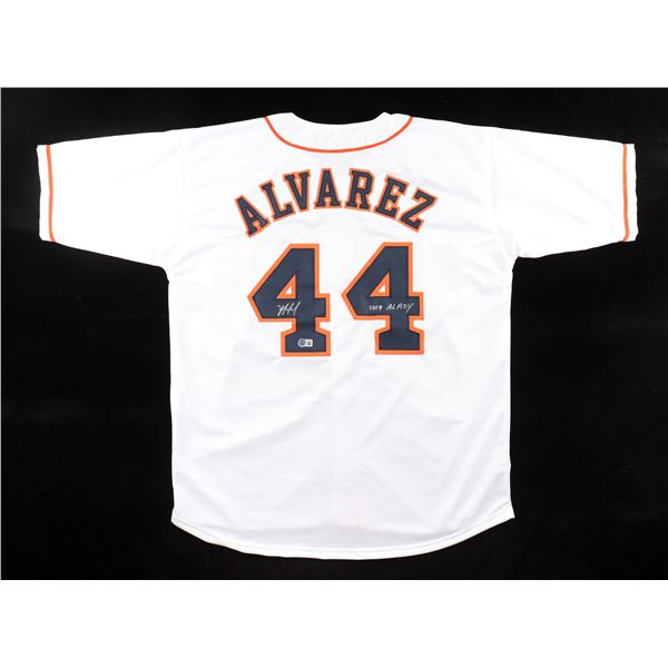 YORDAN ALVAREZ SIGNED HOUSTON ASTROS JERSEY - BECKETT COA