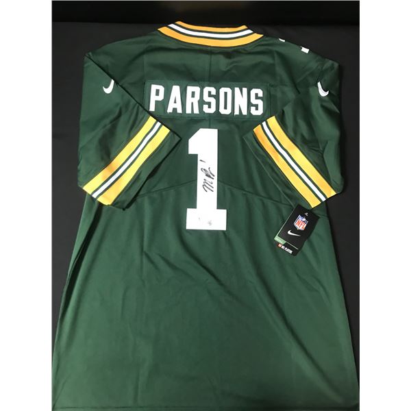 MICAH PARSONS SIGNED Green Bay PACKERS CUSTOM JERSEY - ACE COA