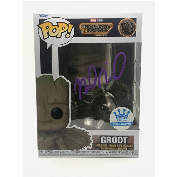 VIN DIESEL SIGNED GROOT FUNKO POP - KB COA