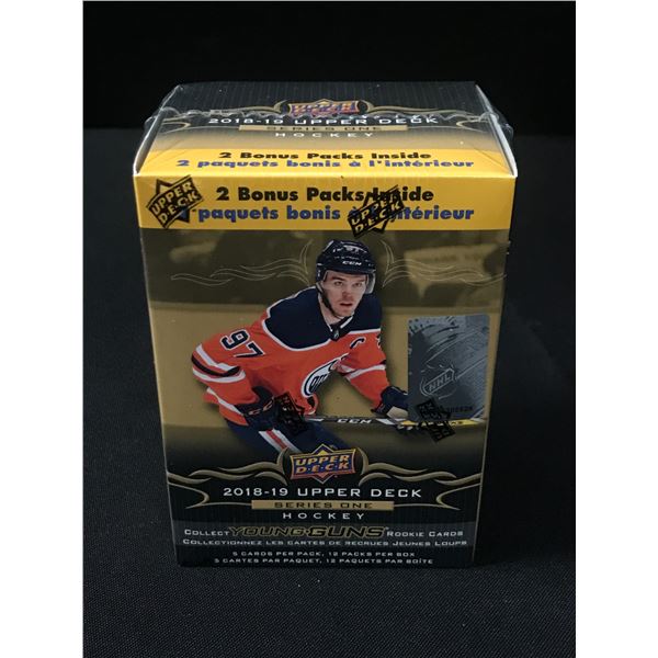 2018-19 UPPER DECK SERIES ONE SEALED TRADING CARDS BOX