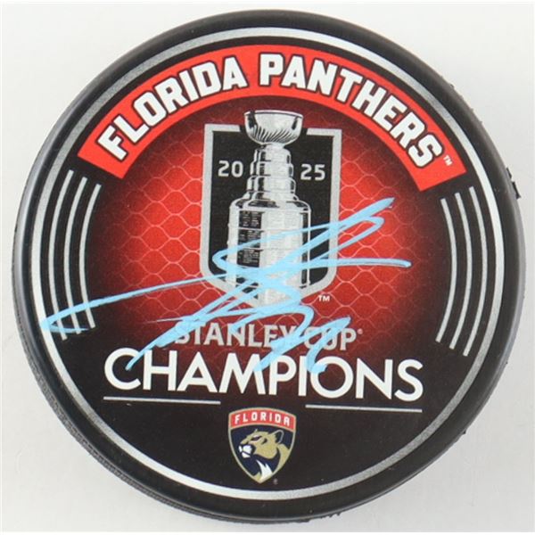 SERGEI BOBROVSKY SIGNED PUCK JSA COA