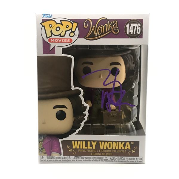 TIMOTHEE CHALAMET SIGNED WILLY WONKA FUNKO POP - KB COA
