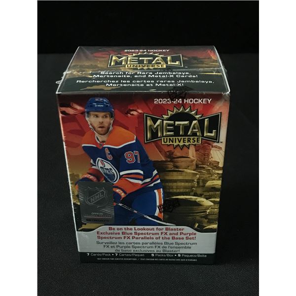 2023-24 UPPER DECK METAL UNIVERSE SEALED TRADING CARDS BOX
