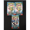 Image 1 : LOT OF 3 POKEMON TCG SCARLET & VIOLET JOURNEY TOGETHER SEALED BOOSTER PACKS