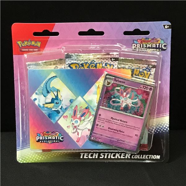 POKEMON TCG SCARLET & VIOLET PRISMATIC EVOLUTION TECH STICKER COLLECTION