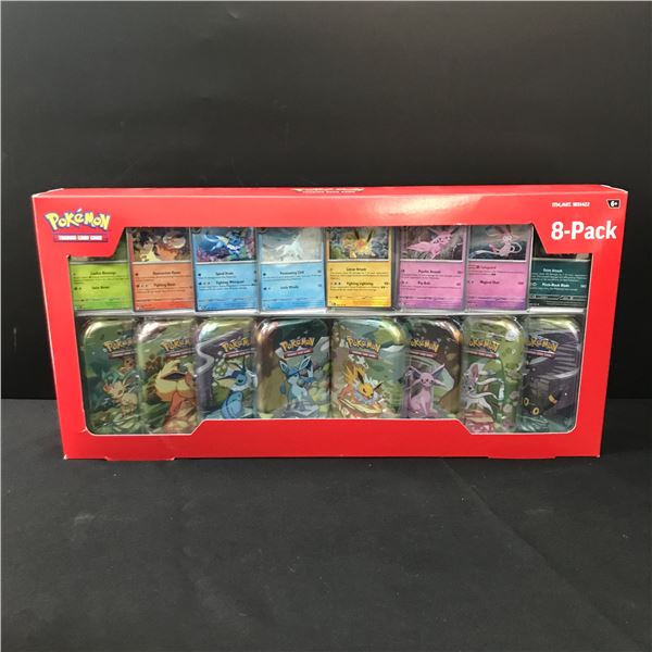 POKEMON TCG 8 PACK SEALED TINS