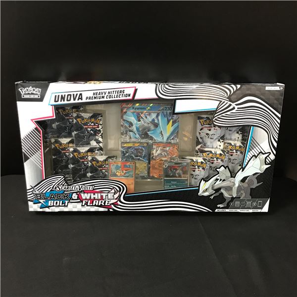 POKEMON TCG SCARLET & VIOLET BLACK BOLT AND WHITE FLAIR SEALED TRADING CARDS BOX