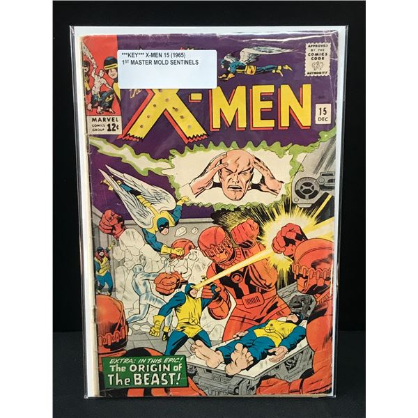 X-MEN #15 1ST MASTER MOLD SENTINELS - MARVEL COMICS