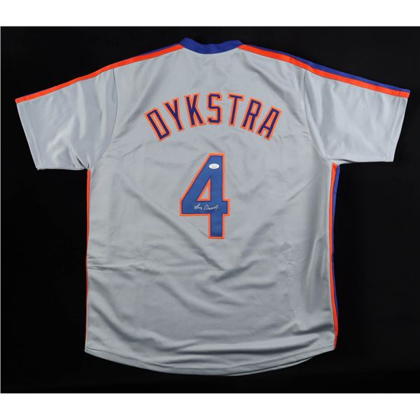LENNY DYKSTRA SIGNED New York METS JERSEY - JSA COA