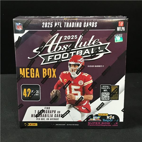 2025 PANINI ABSOLUTE FOOTBALL SEALED TRADING CARDS MEGA BOX