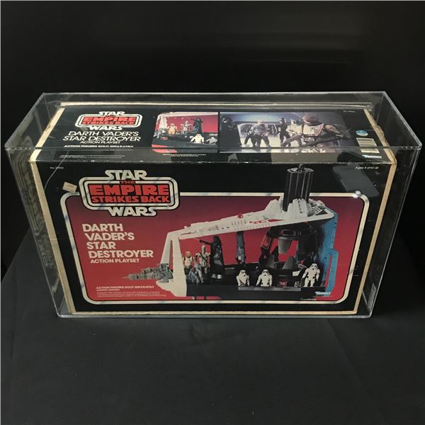 1980 KENNER Star Wars VADER'S STAR DESTROYER IN ORIGINAL BOX - AFA GRADE 80