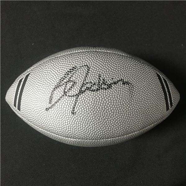 BO JACKSON SIGNED FOOTBALL  ACE COA