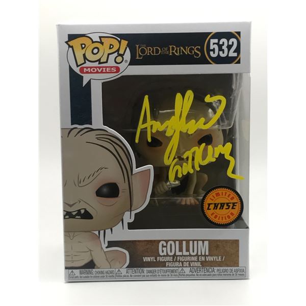 ANDY SERKIS SIGNED GOLLUM FUNKO POP - KB COA