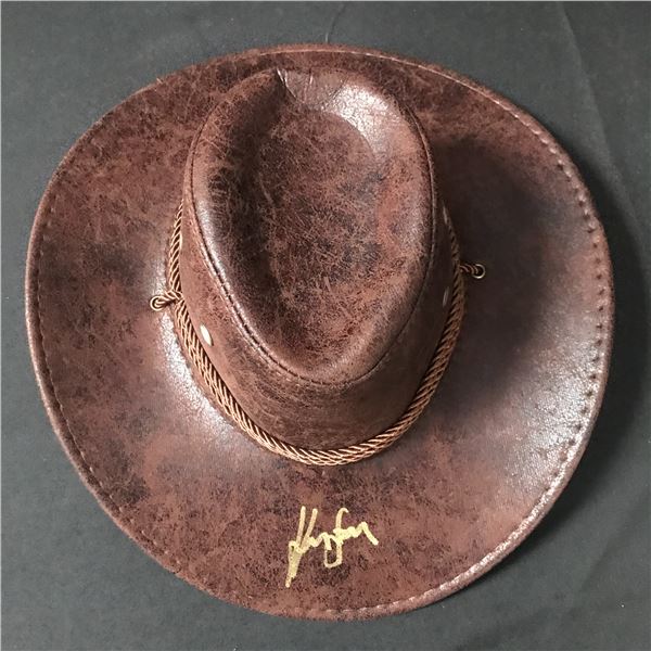 HARRISON FORD SIGNED INDIANA JONES HAT - KB COA