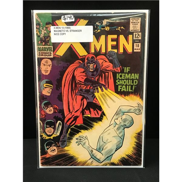 X-MEN #18 (1966) MAGENTO VS THE STRANGER - MARVEL COMICS