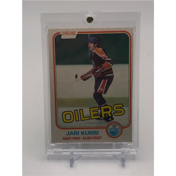 1981-82 OPC JARI KURRI ROOKIE HOCKEY TRADING CARD