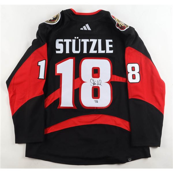 TIM STUTZLE SIGNED OTTAWA SENATORS HOCKEY JERSEY - FANATICS COA