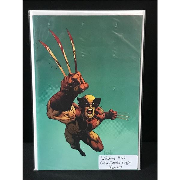 WOLVERINE #37 GREG CAPULLO VIRGIN VARIANT - MARVEL COMICS