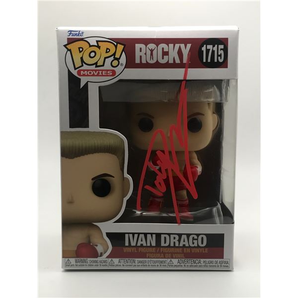 DOLPH LUNDGREN SIGNED IVAN DRAGO ROCKY FUNKO POP - KB COA