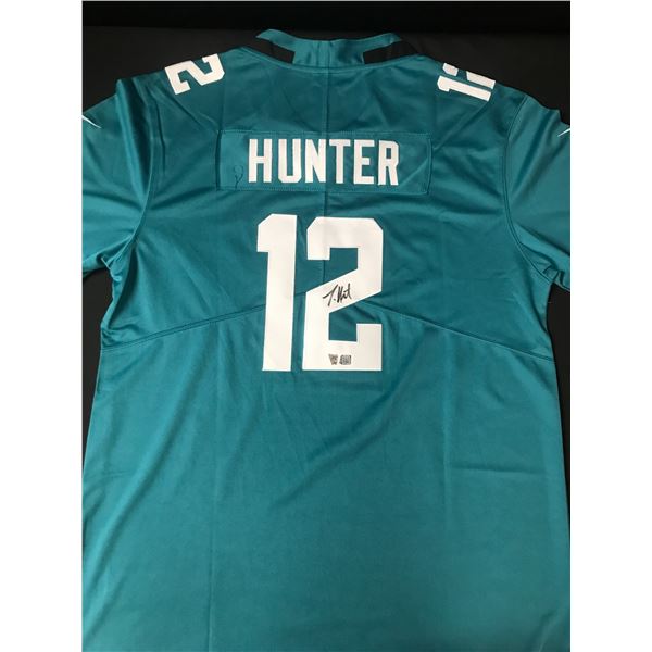 TRAVIS HUNTER SIGNED JACKSONVILLE JAGUARS CUSTOM JERSEY - ACE COA