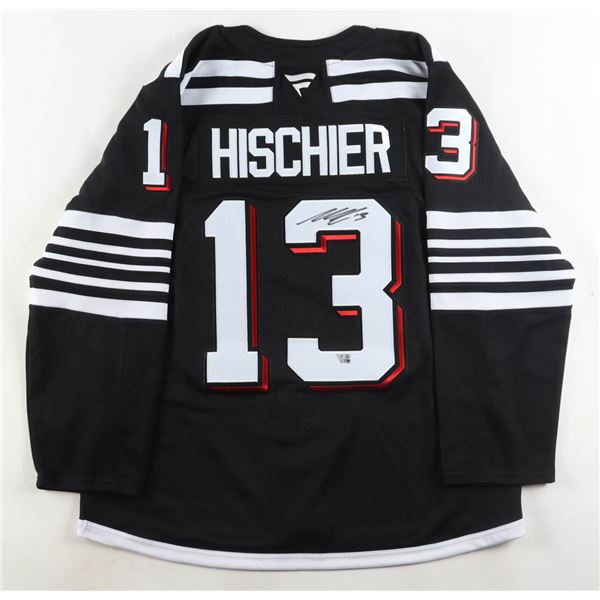 NICO HISCHIER SIGNED New Jersey DEVILS HOCKEY JERSEY - FANATICS COA