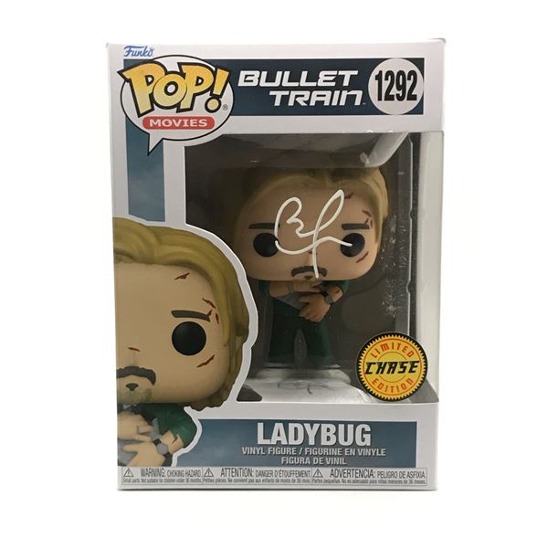 BRAD PITT SIGNED LADYBUG FUNKO POP - KB COA