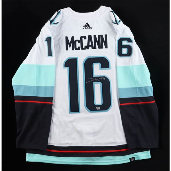 JARED MCCANN SIGNED SEATTLE KRAKEN HOCKEY JERSEY - FANATICS COA
