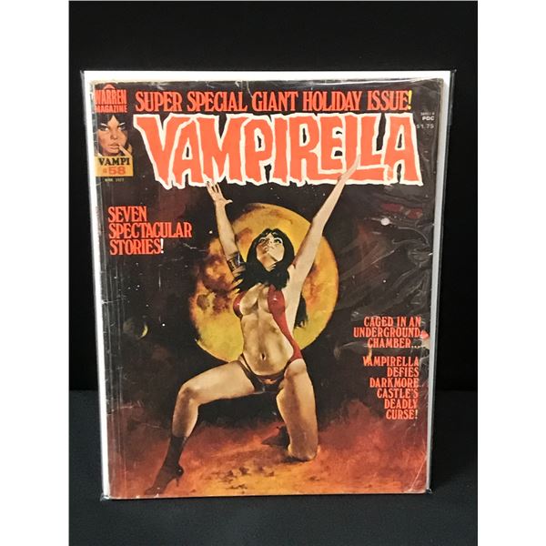 VAMPIRELLA #58 - WARREN MAGAZINE