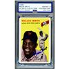 Image 1 : 1954 TOPPS WILLIE MAYS SIGNED BASEBALL TRADING CARD - PSA GRADE 10