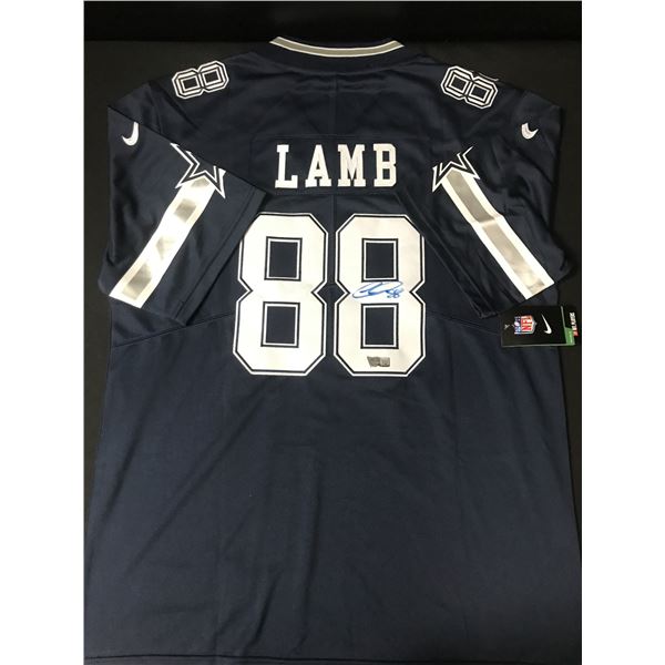 CEE DEE LAMB SIGNED DALLAS COWBOYS CUSTOM JERSEY - ACE COA
