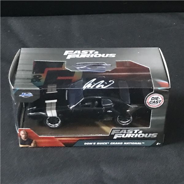 VIN DIESEL SIGNED FAST AND THE FURIOUS DIE CAST CAR - KB COA
