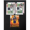 Image 1 : LOT OF 3 NFL TRADING CARDS INCLUDING 2 ROOKIES