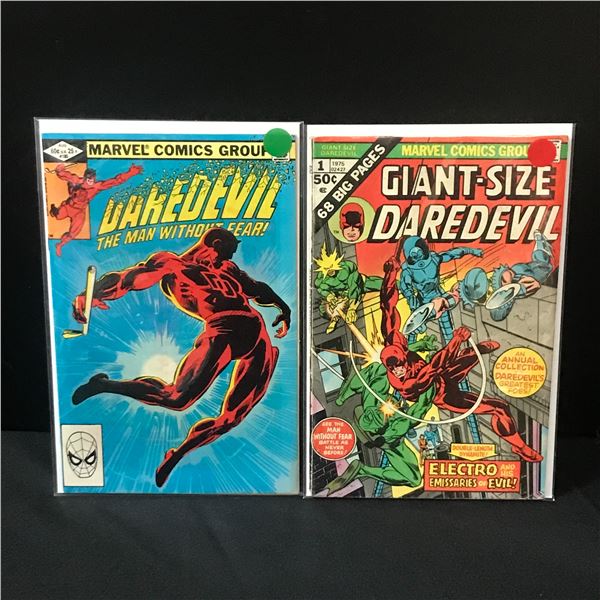 LOT OF 2 DAREDEVIL COMICS - MARVEL COMICS