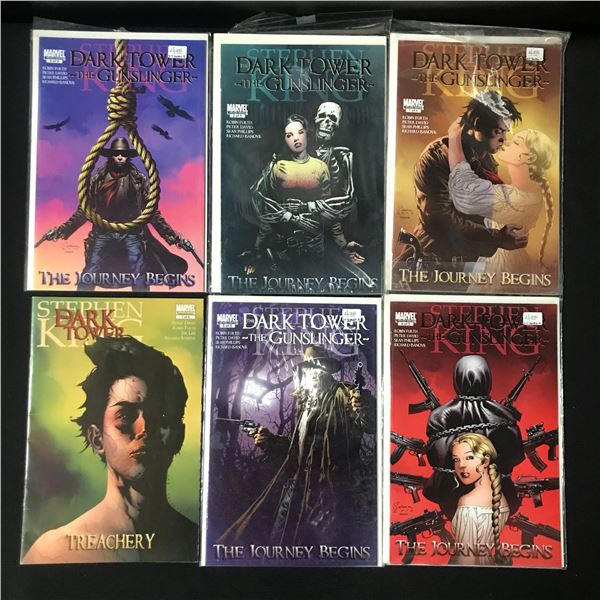 LOT OF 6 DARK TOWER THE GUN SLINGER COMICS INCLUDING #1-5 - MARVEL COMICS