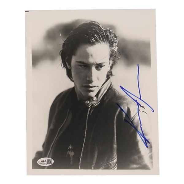 KEANU REEVES SIGNED 8X10 PHOTO JSA COA