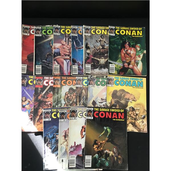 LOT OF CONAN THE BARBARIAN COMICS - MARVEL COMICS